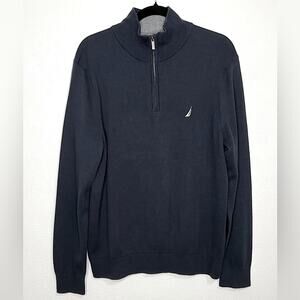 Nautica zip up pullover size M